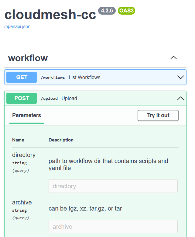 Browser API GUI for Cloudmesh Compute Cluster